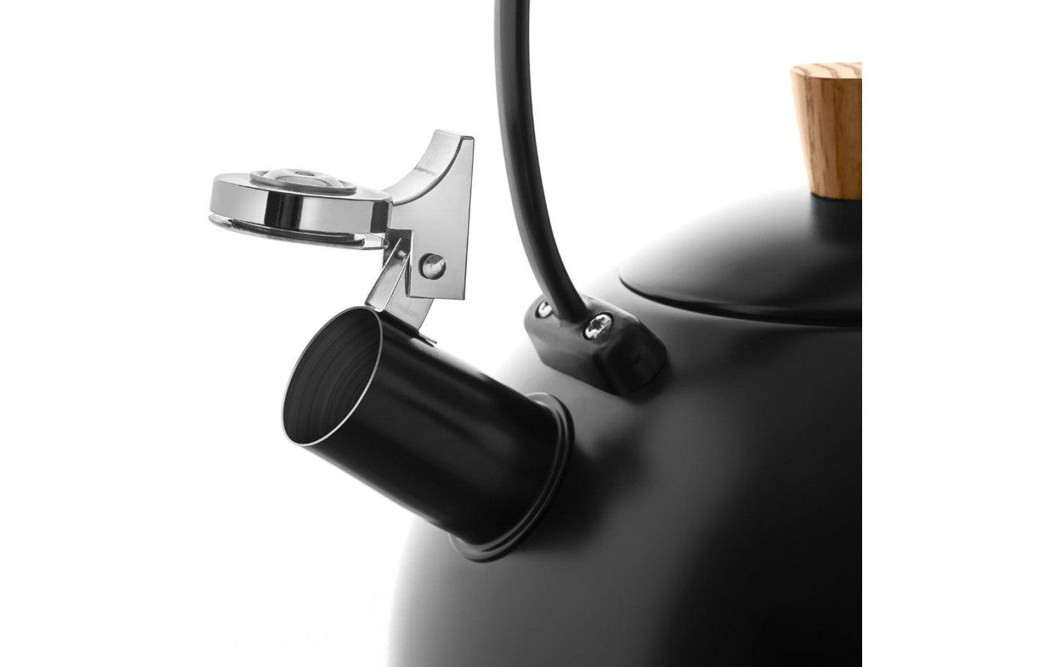 Traditional steel kettle with whistle Gerlach 2,5 l black Manufacturer code 9954067