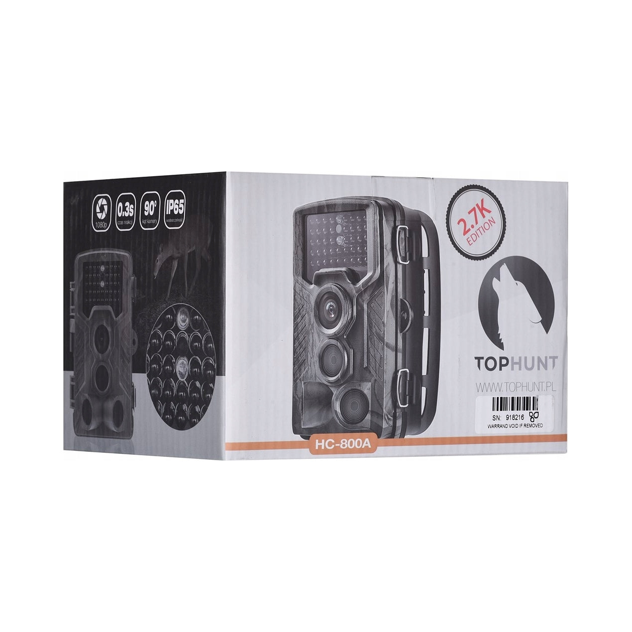 Trail Camera forest camera TopHunt HC800A FHD 42xIR 16MPX Manufacturer code HC-800A