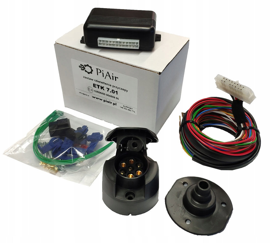 Trailer lighting module PiAir ETK 7.01 Hook module set 7 PIN Polish