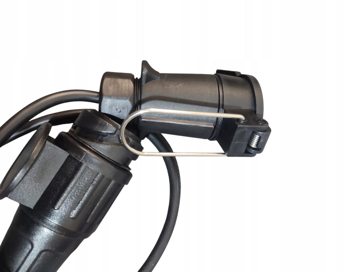 Trailer socket adapter 7 to 13 pin with cable 0,75m Adapter 7/13 HAK Manufacturer no brand