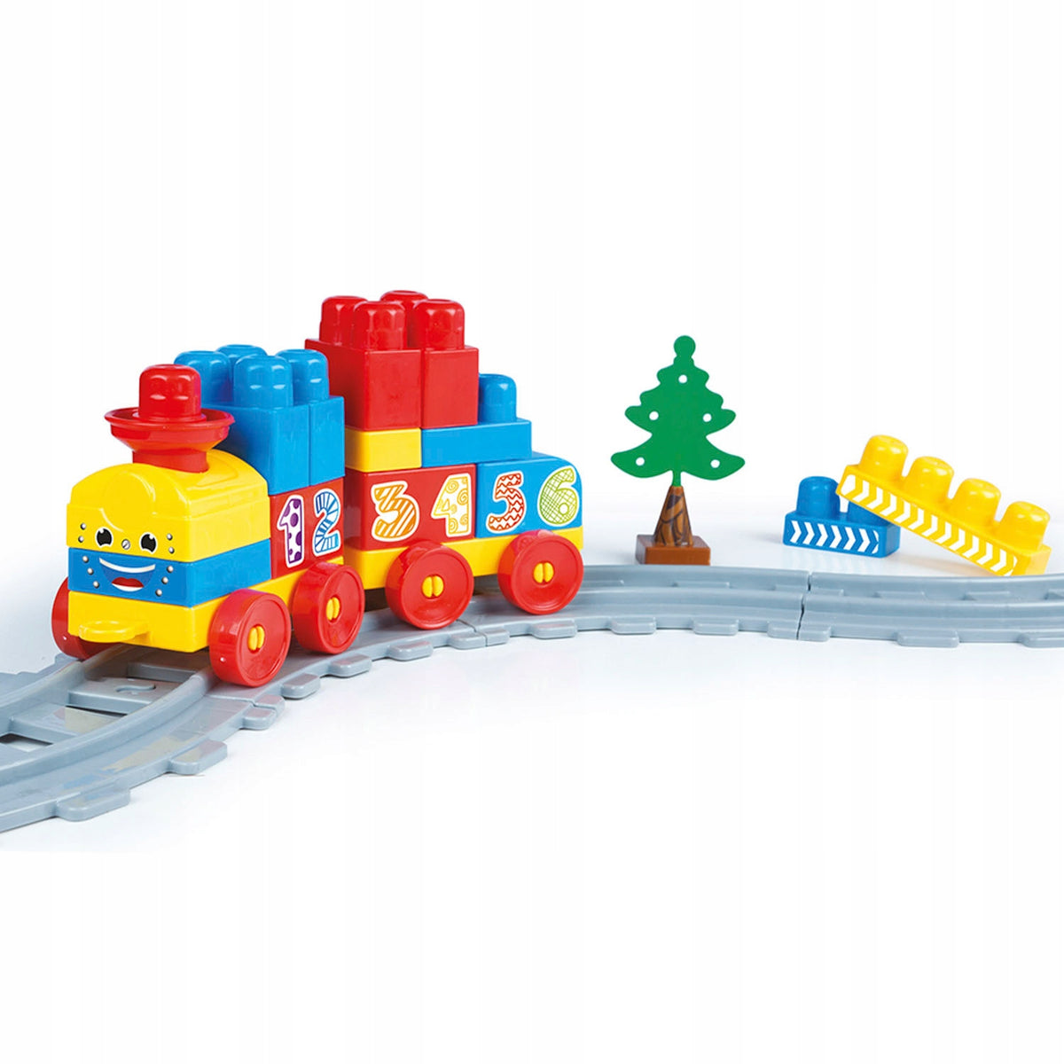 Train Queue 1,45m Baby Blocks EDU WADER 41461 Brand Wader