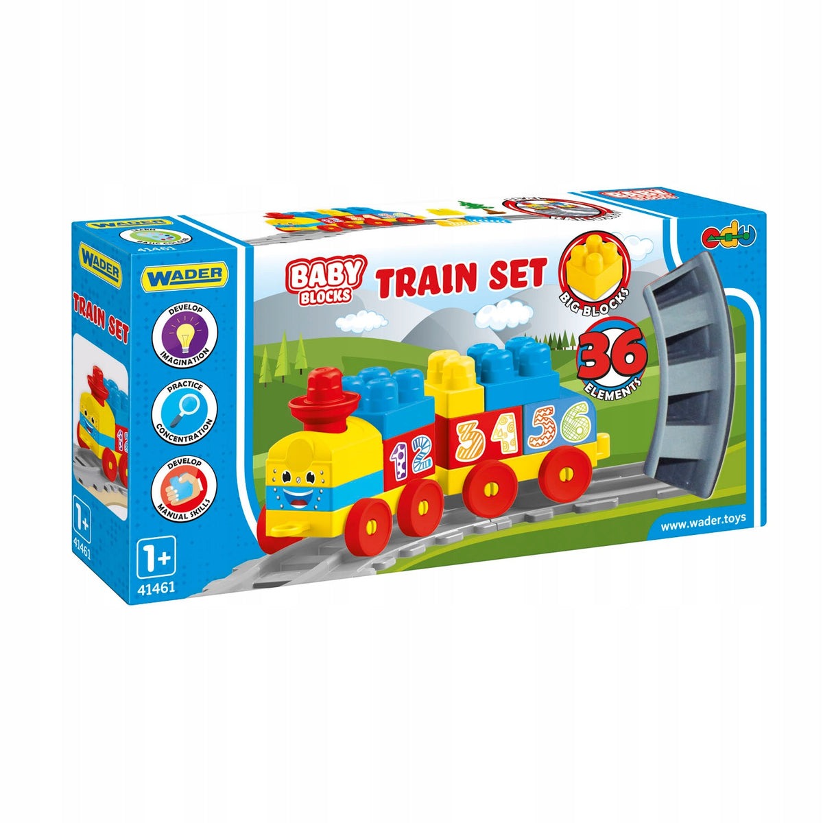 Train Queue 1,45m Baby Blocks EDU WADER 41461