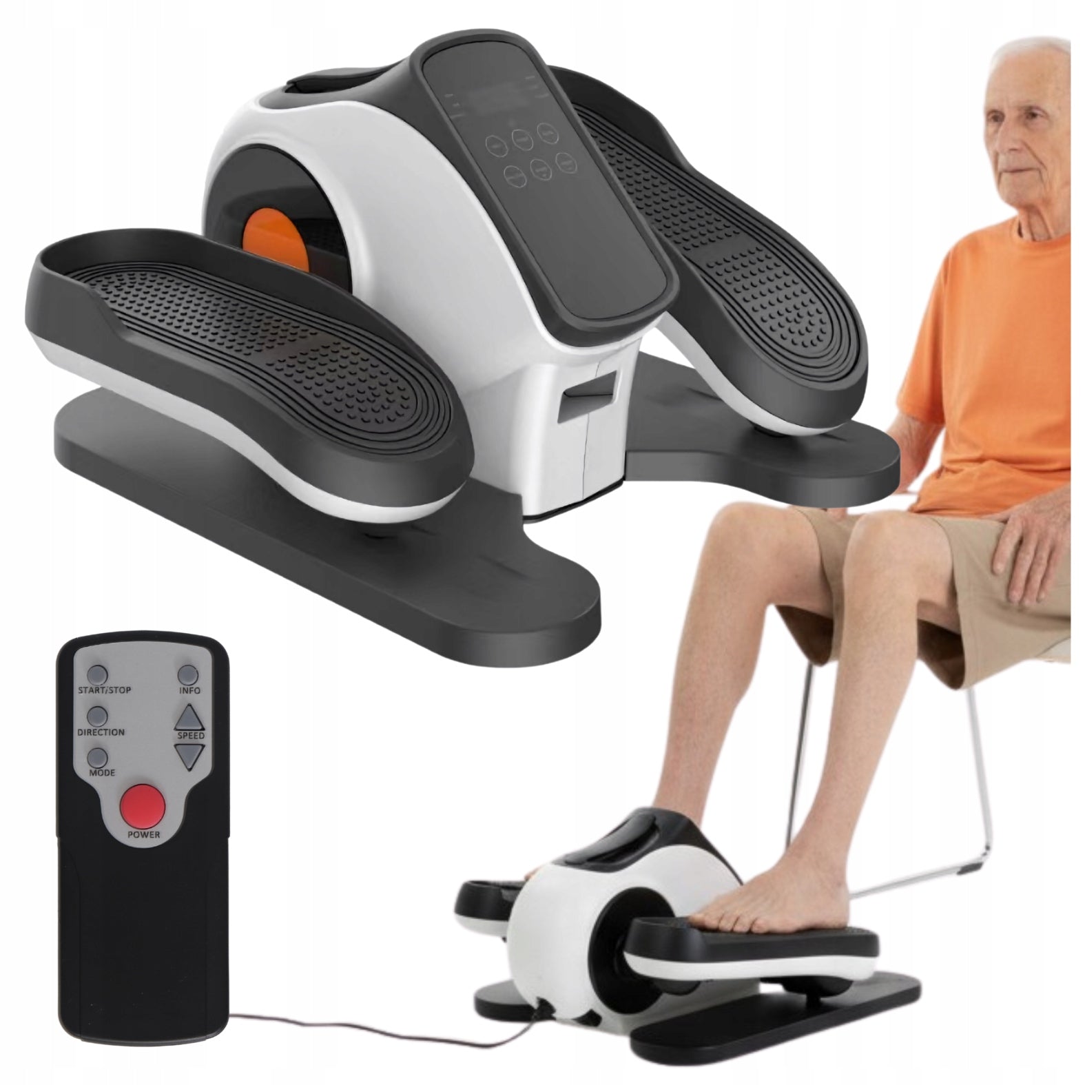 Trainer rotor rehabilitation legs electric exercise bike under desk