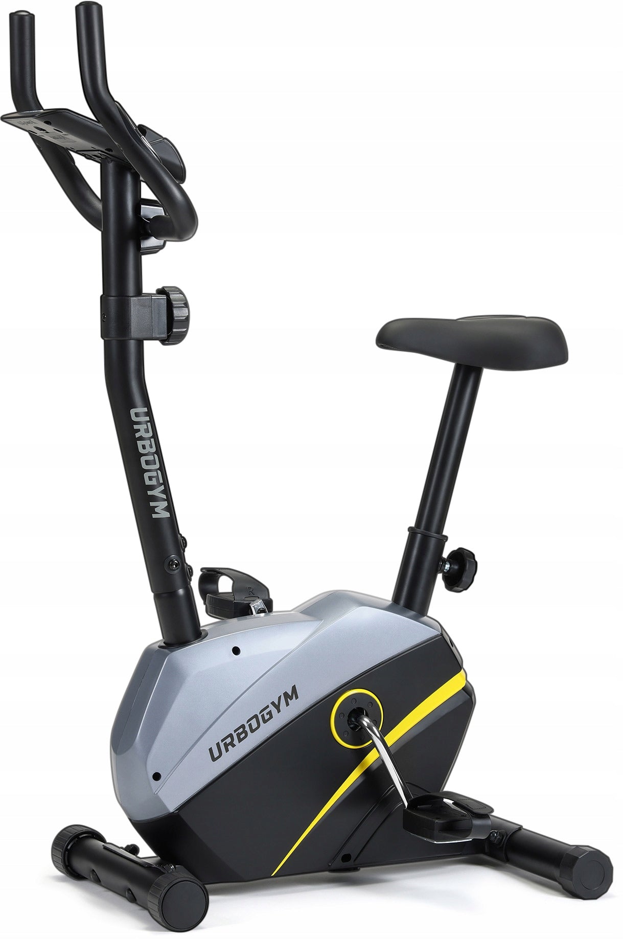 Training Bike Magnetic Stationary Bike for Exercise Oxygen Yellow Brand Urbogym
