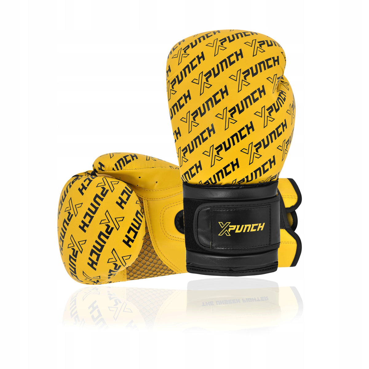 Training Boxing Gloves XPUNCH XREBEL Yellow 10oz