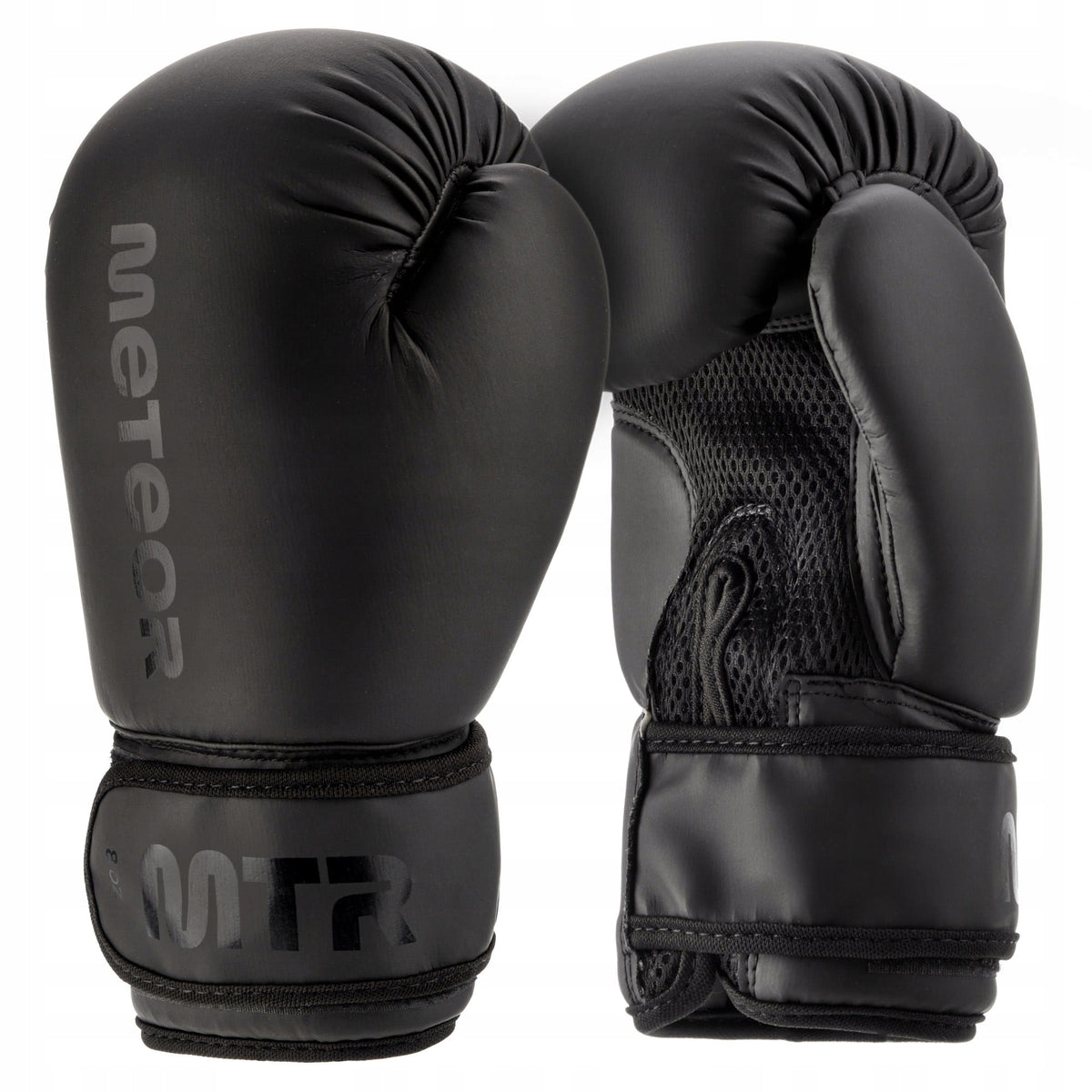 Training Gloves Sparring Black Boxing Meteor 12 oz