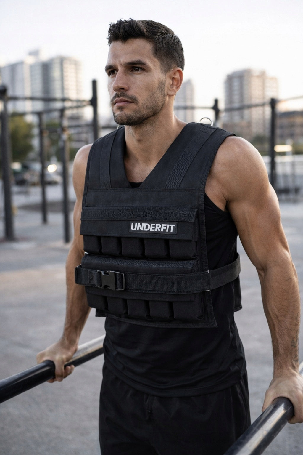 Training Weight Vest 20 kg Adjustable 20 Cartridges UNDERFIT Weight (mass) 20 kg