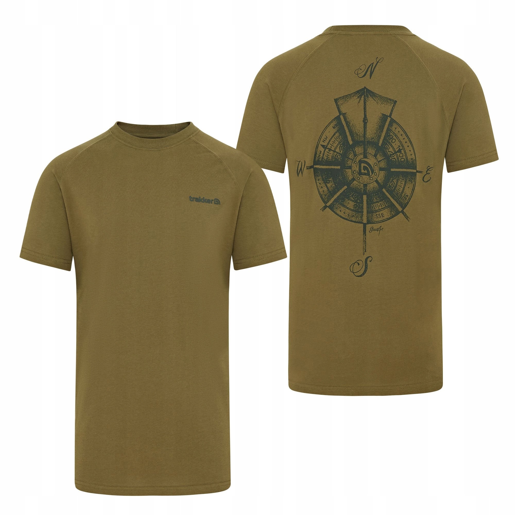 Trakker Tempest T-Shirt M- t-shirt green fishing