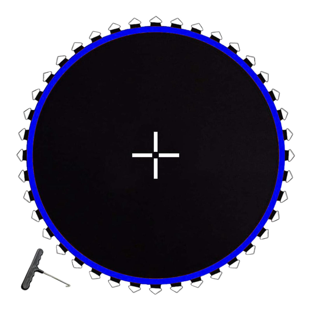Trampoline Replacement Mat Premium Parts Trampoline Mesh Mat Blue 36 Buckle Packaging status original