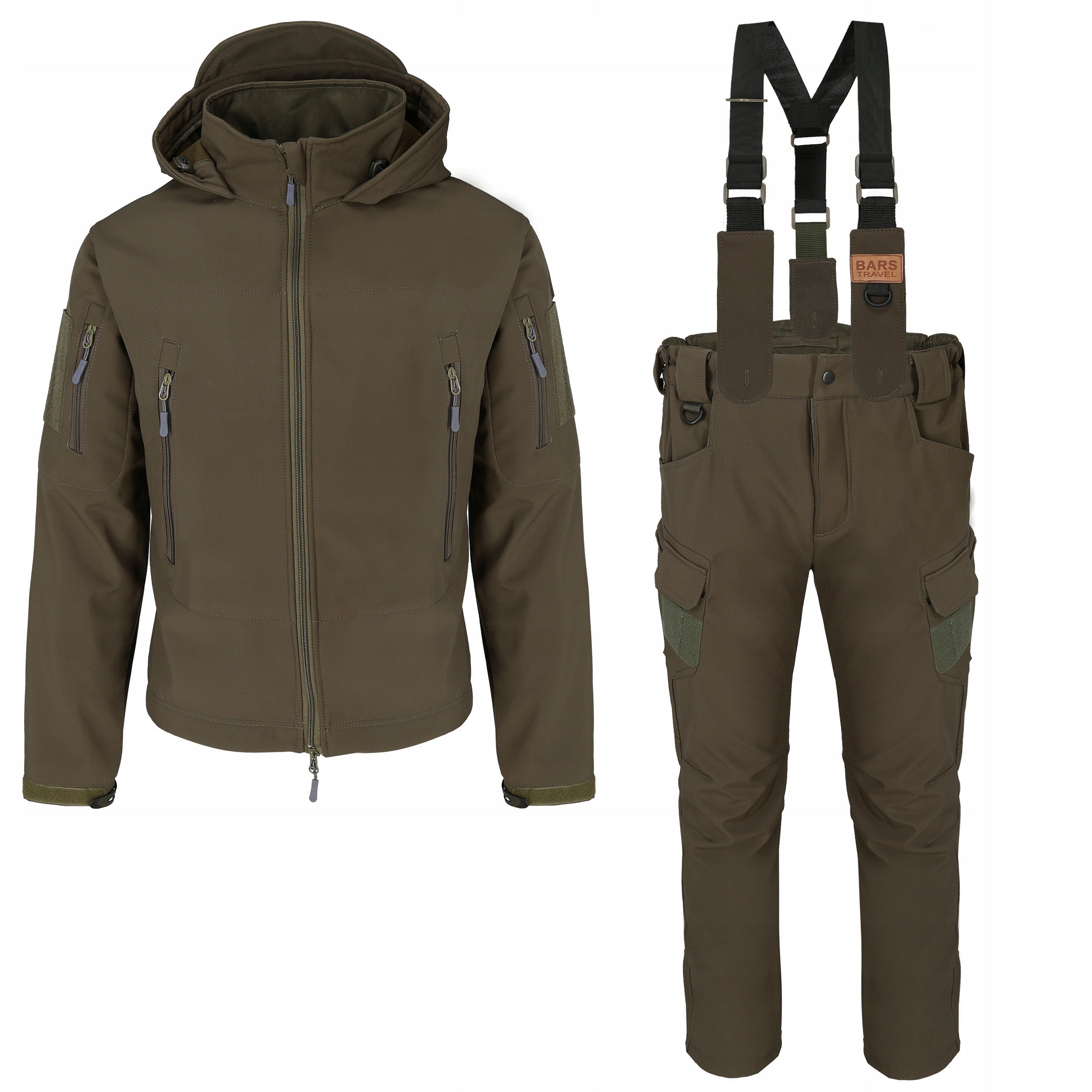 Transitional Set AUTUMN BARS DUSPO CAMOUFLAGE OLIVE Waterproof -1° to 15°