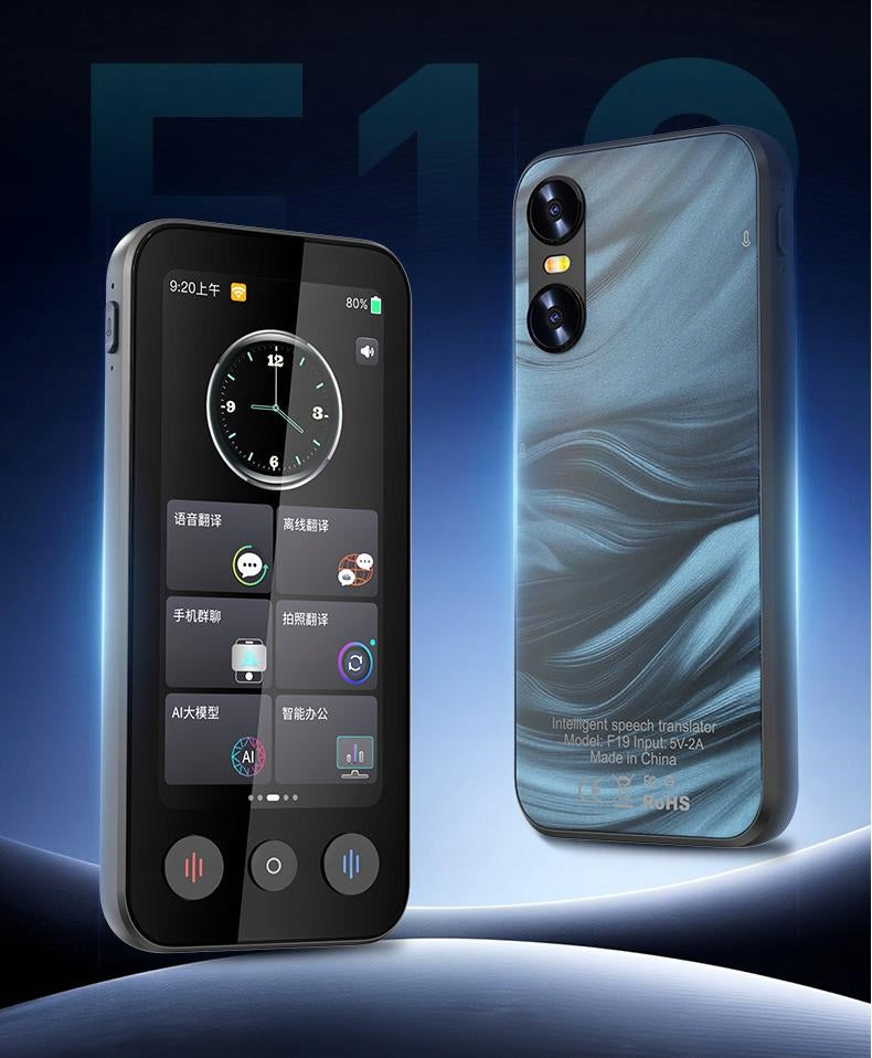 Translator Electronic AI without Internet Translator Speech Polish Offline Manufacturer code F19P