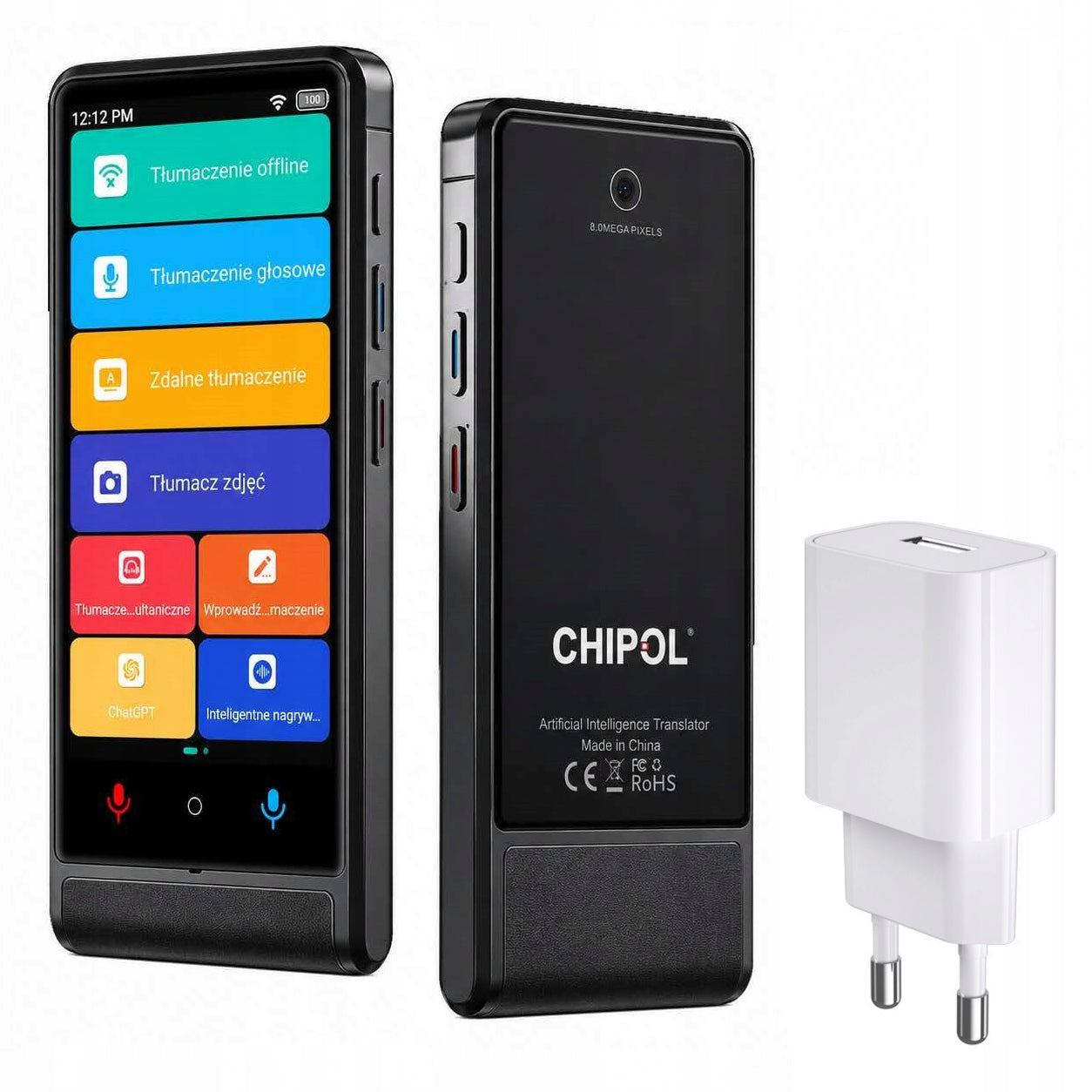 Translator M13P fast Polish without internet, offline , wifi, camera