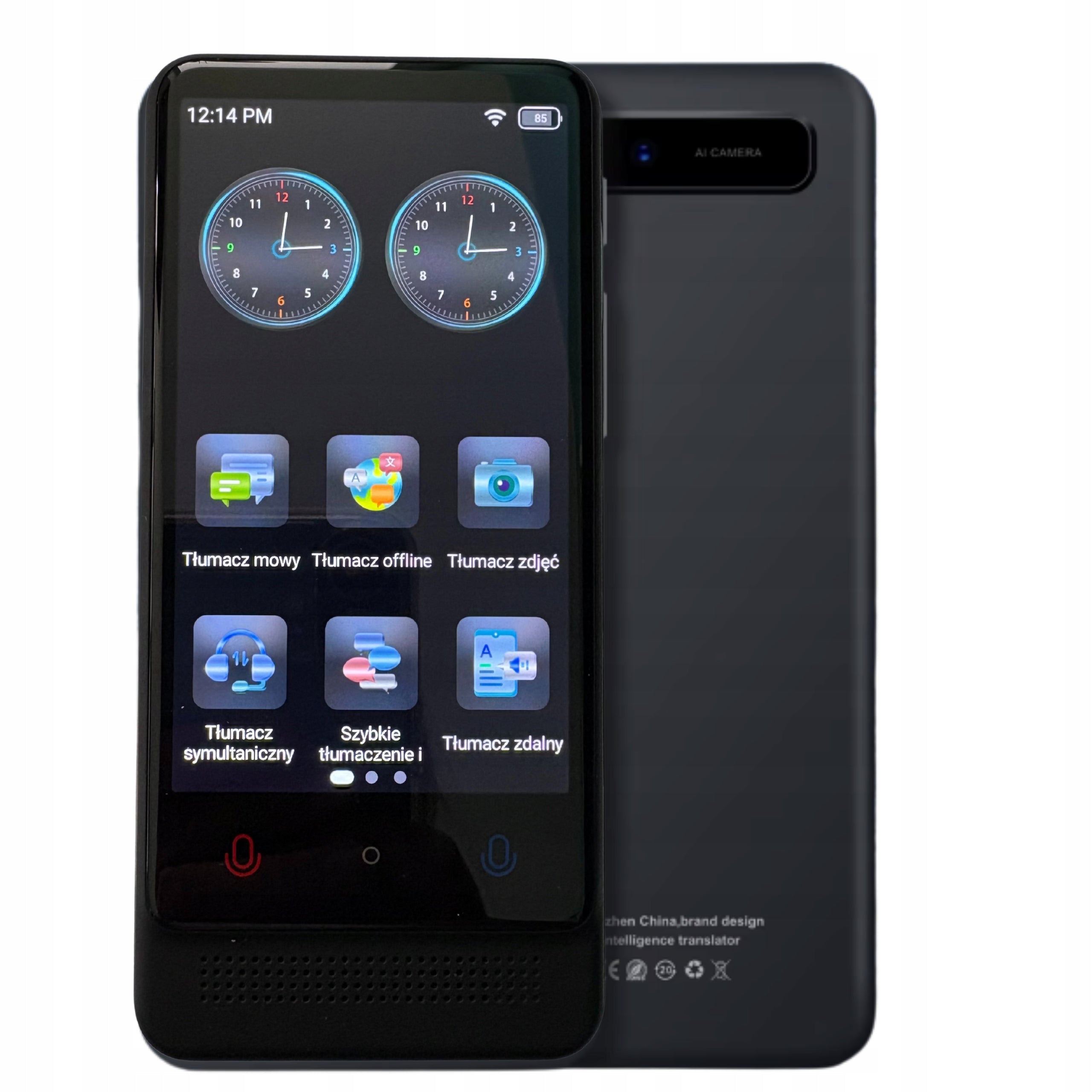 Translator - offline and online, pocket-sized in Polish wifi FREEBIE CASE Manufacturer code Translator