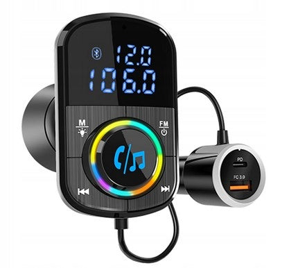 Transmitter NAVITEL BHF08 PRO FM Bluetooth Charger USB C A Loudspeak Kit
