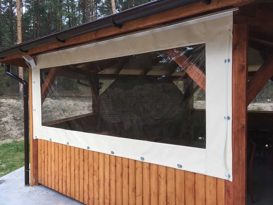 Transparent Tarpaulin, PVC Tarpaulin, Terrace and Gazebo Cover Packaging status original