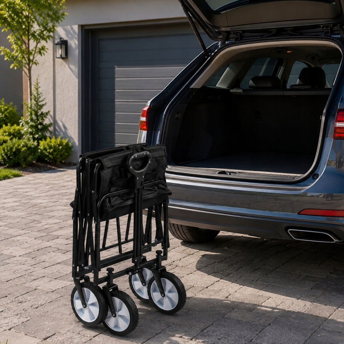 Transport Trolley Folding Garden Hiking Folding Wheels Large 150L XL Kind trolley