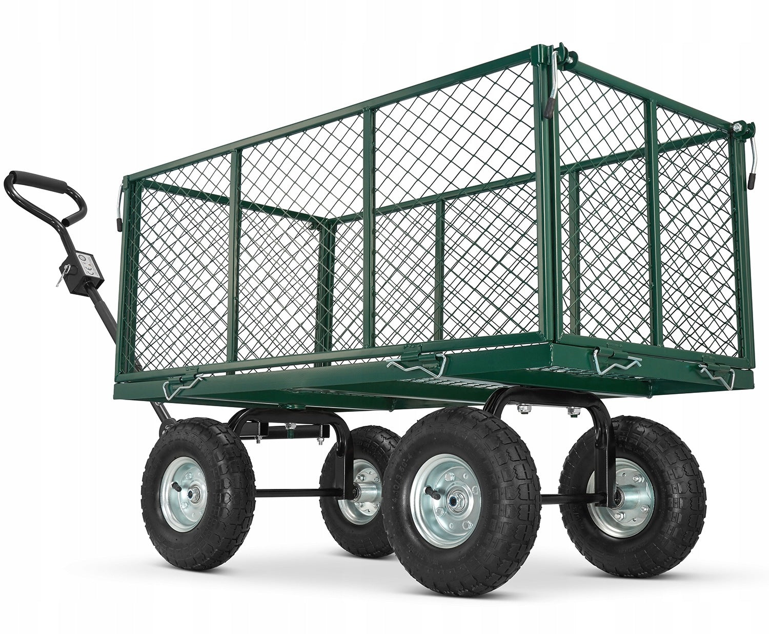 Transport garden trolley with net trailer HIGHER 250 L 450 kg Brand no brand