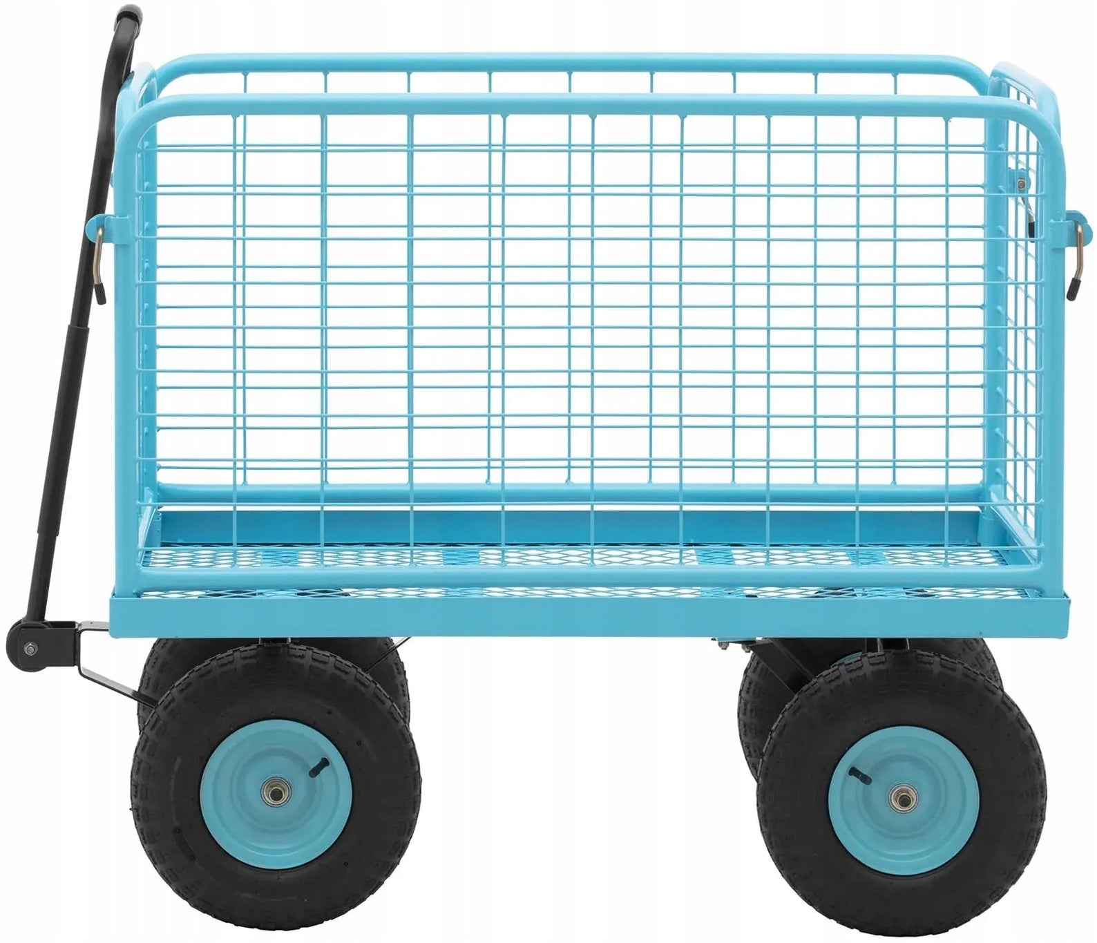 Transport trolley 400kg removable side barriers HILLVERT HT-TWIN-400 Kind trolley