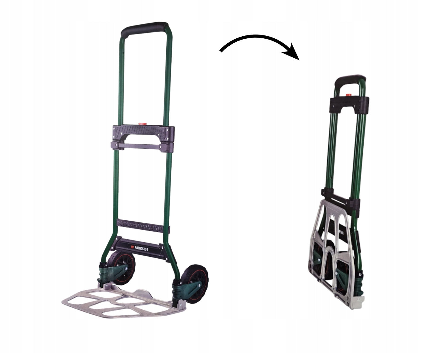 Transport trolley milling machine 100kg adjustment folding for trunk only 82cm Brand Parkside