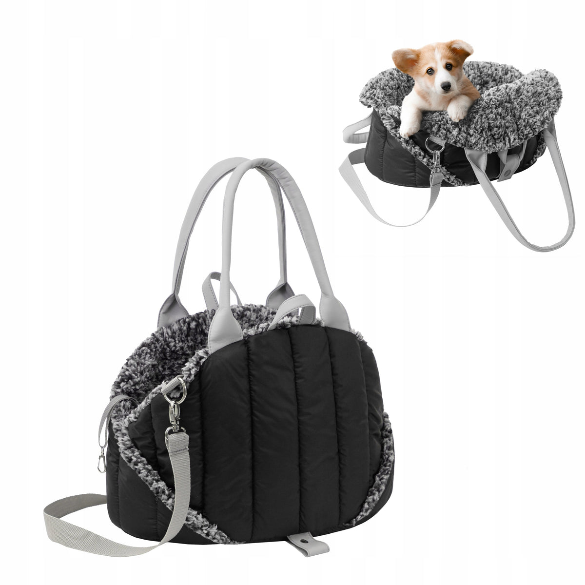 Transporter Small Bag Cat Dog Carrier 3in1 Bed Seat 38x42x28