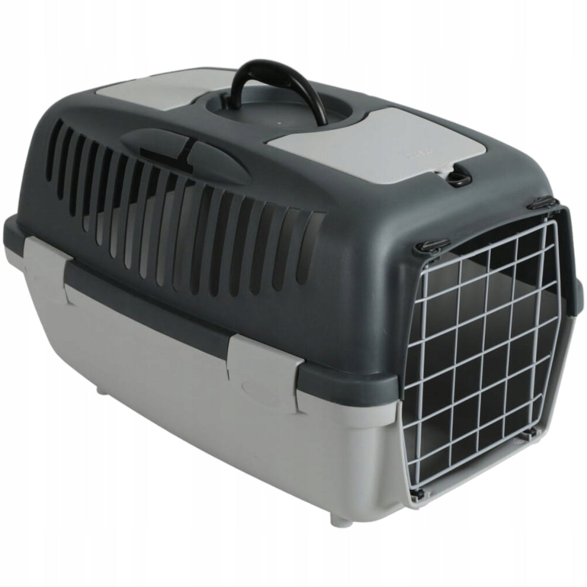 Transporter for dog, cat Gulliver 2 metal door 55x36x35 kol: grey
