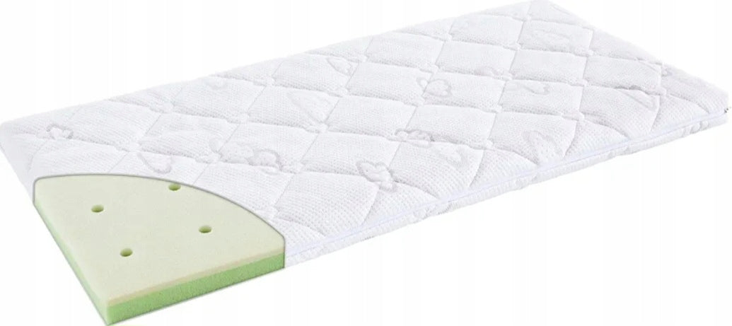 Träumeland Crib Mattress,Little Angel,90x 40 cm, Temperature Adjustable