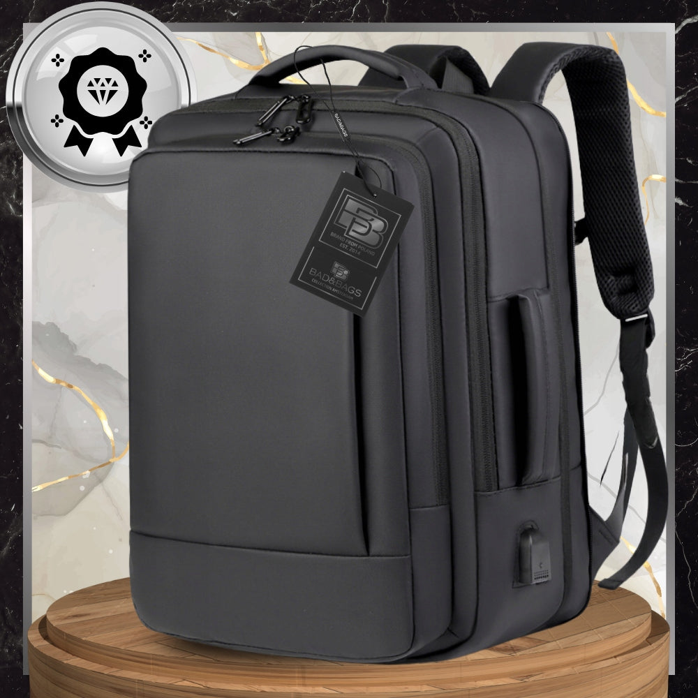 Travel Backpack BLACK For Airplane LUGGAGE Handheld USB CABIN Business Packaging status original