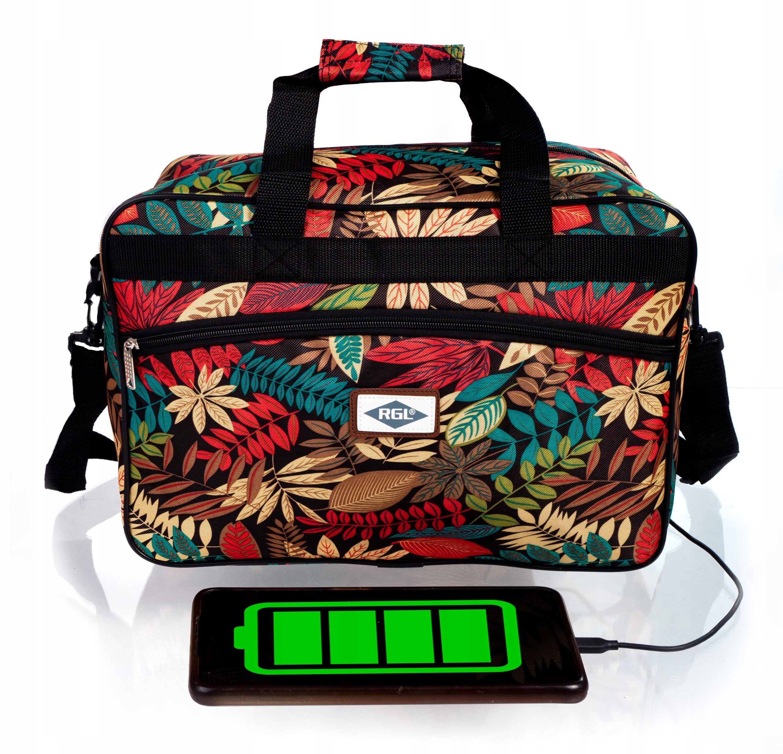 Travel Bag Hand Luggage Airplane 40x30x20 USB Port RYANAIR WIZZAIR Brand RGL