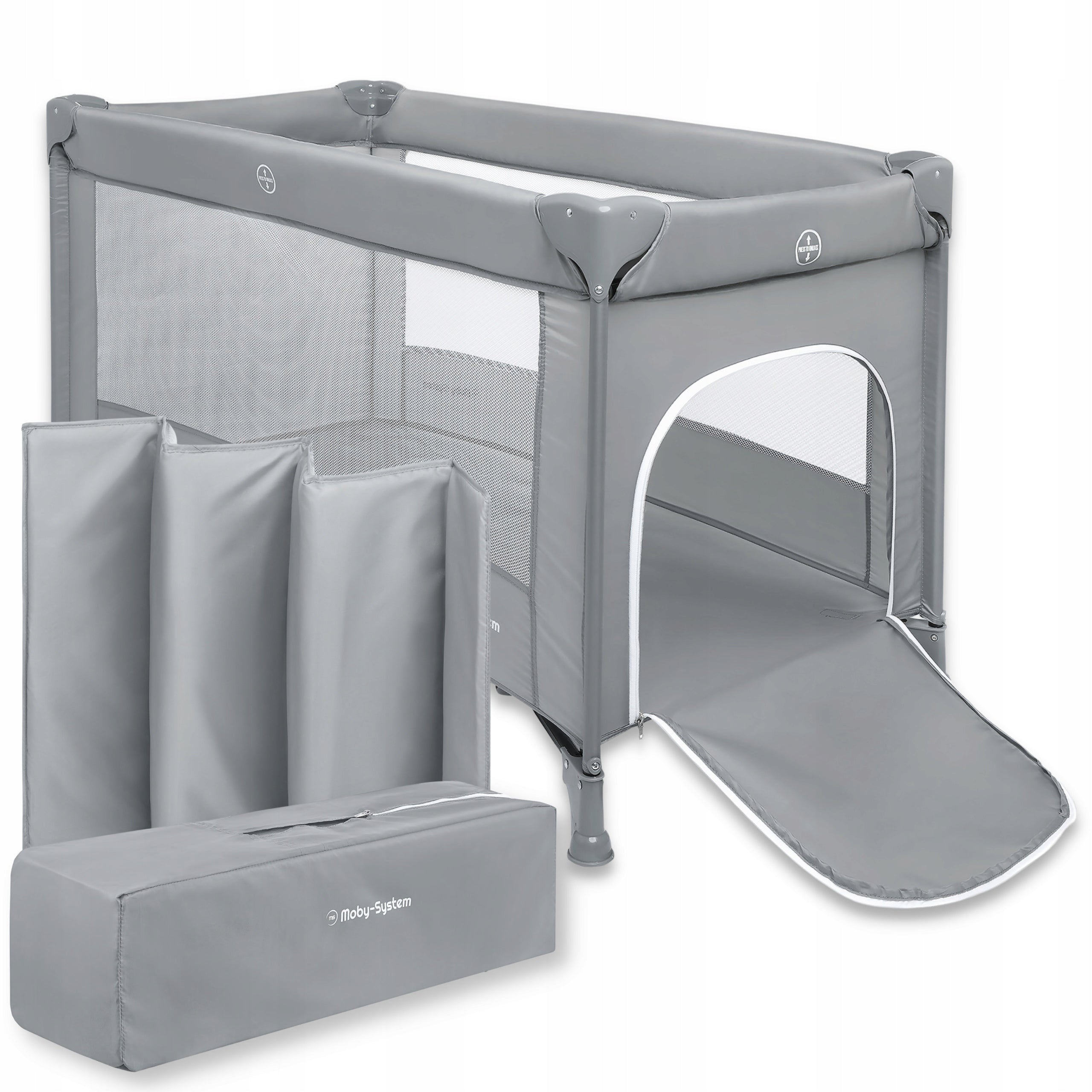Travel Cot Baby Playpen Travel with Mattress Folding