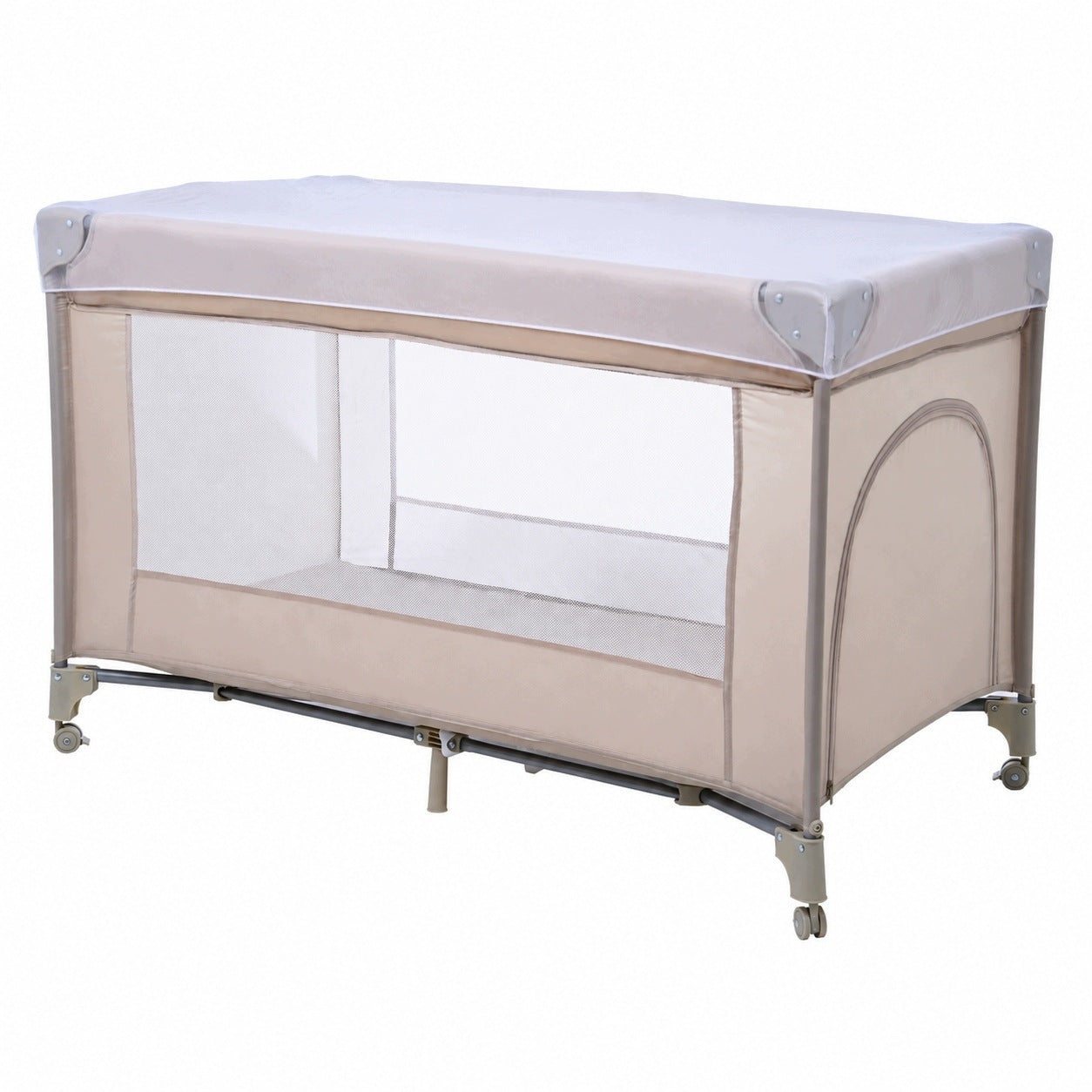 Travel Cot Baby Playpen with Folding Mattress + EASYGO BAG Packaging status original
