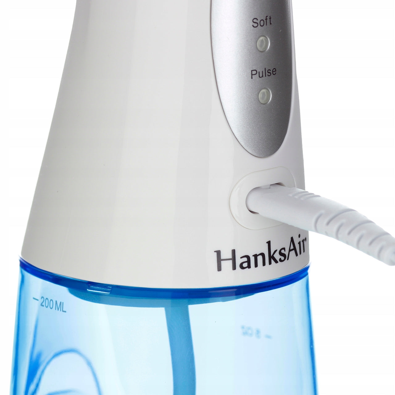 Travel Dental Irrigator 4 Tips IR-200 White + Tips Brand Hanks-AIR