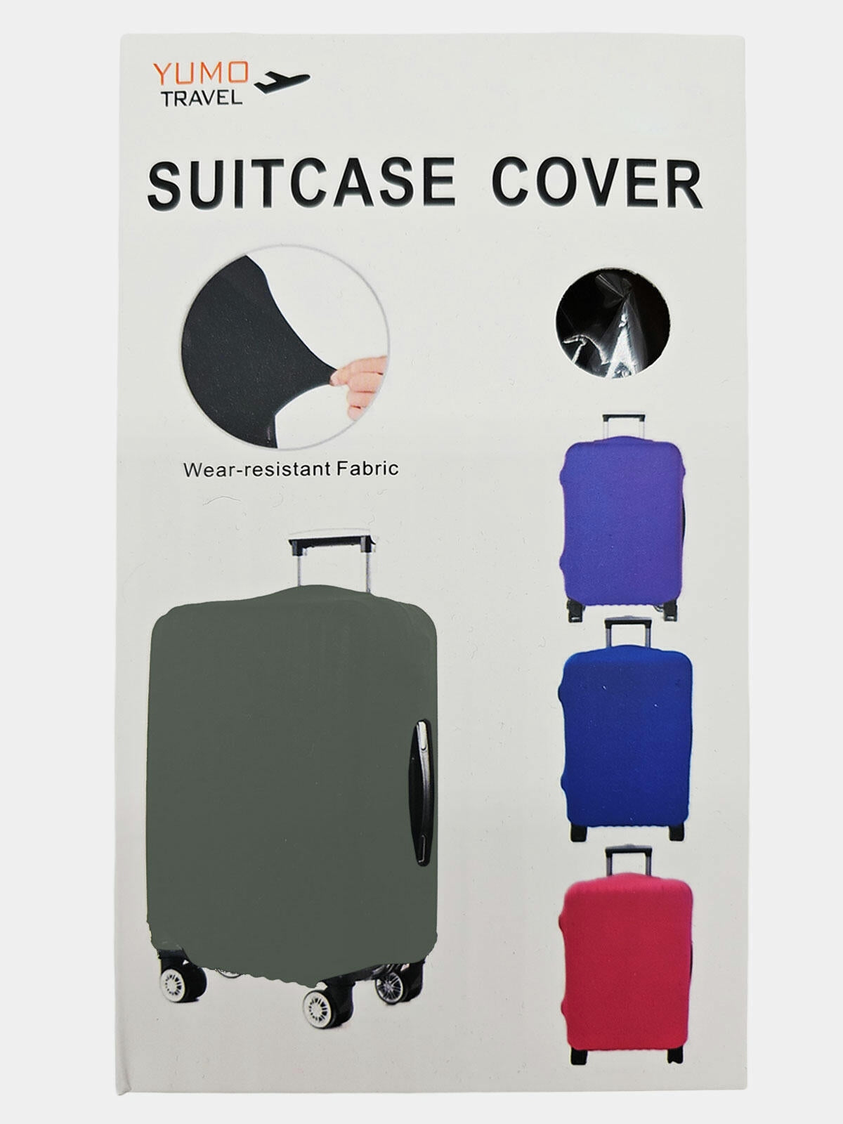 Travel Suitcase Cover Protective Luggage Pouch Large L Grey Manufacturer code 999CKWSZ-9422