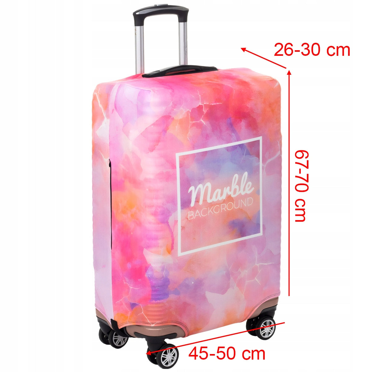 Travel Suitcase Cover Protective Pouch Size L Large Luggage 70x50x30cm Brand no brand