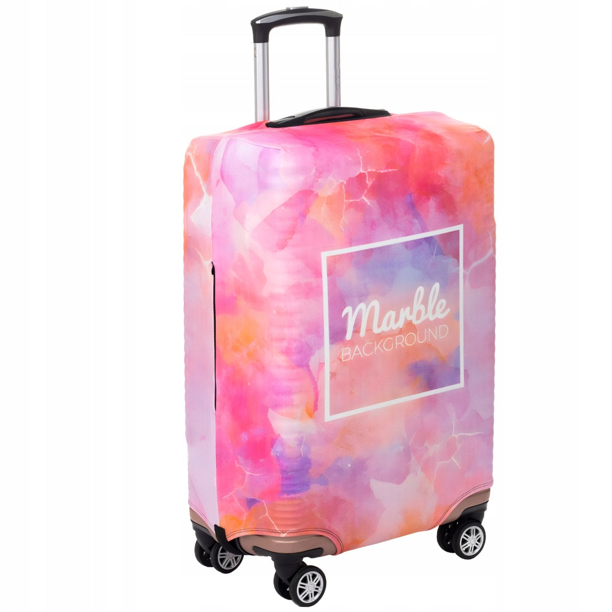 Travel Suitcase Cover Protective Pouch Size L Large Luggage 70x50x30cm Color pink