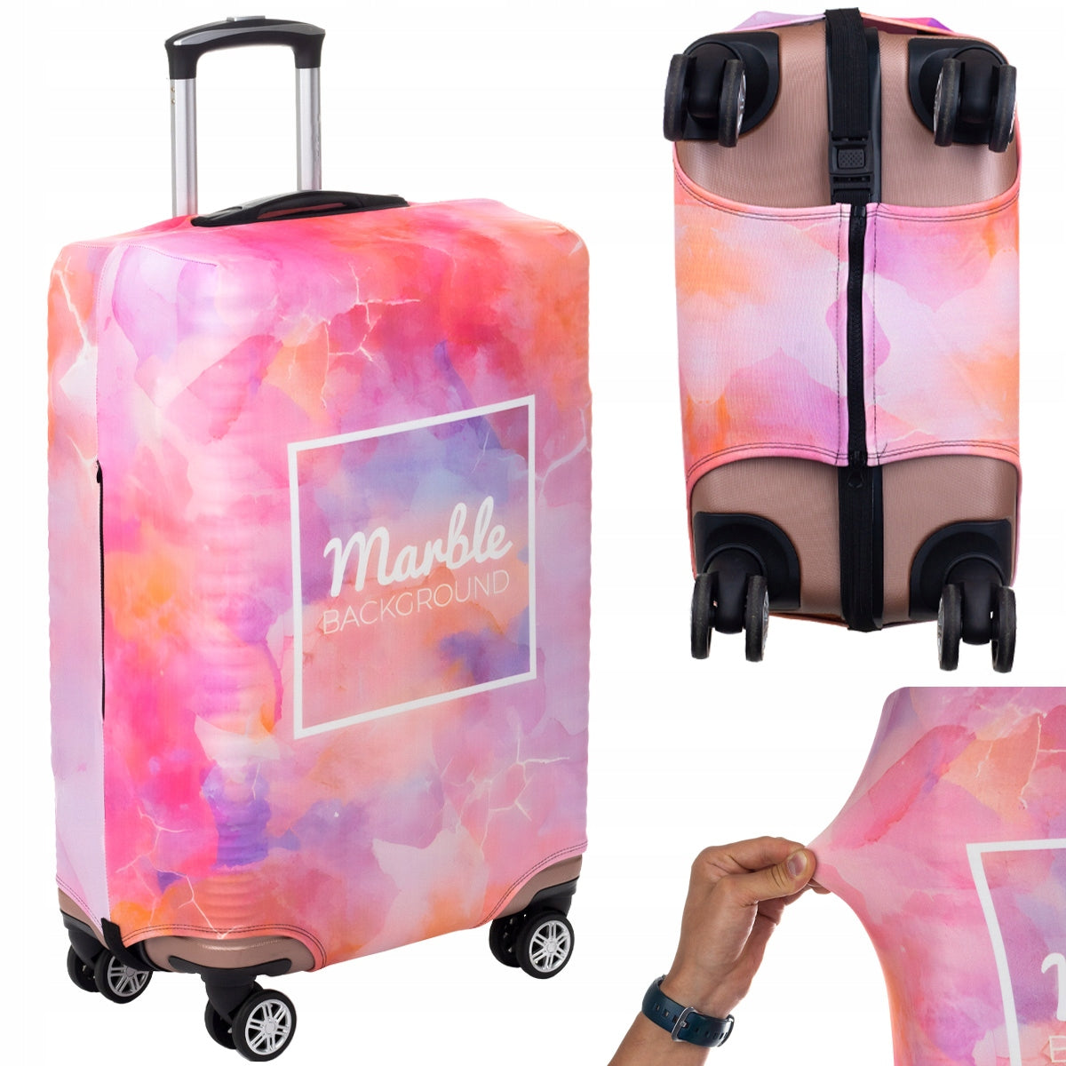 Travel Suitcase Cover Protective Pouch Size L Large Luggage 70x50x30cm