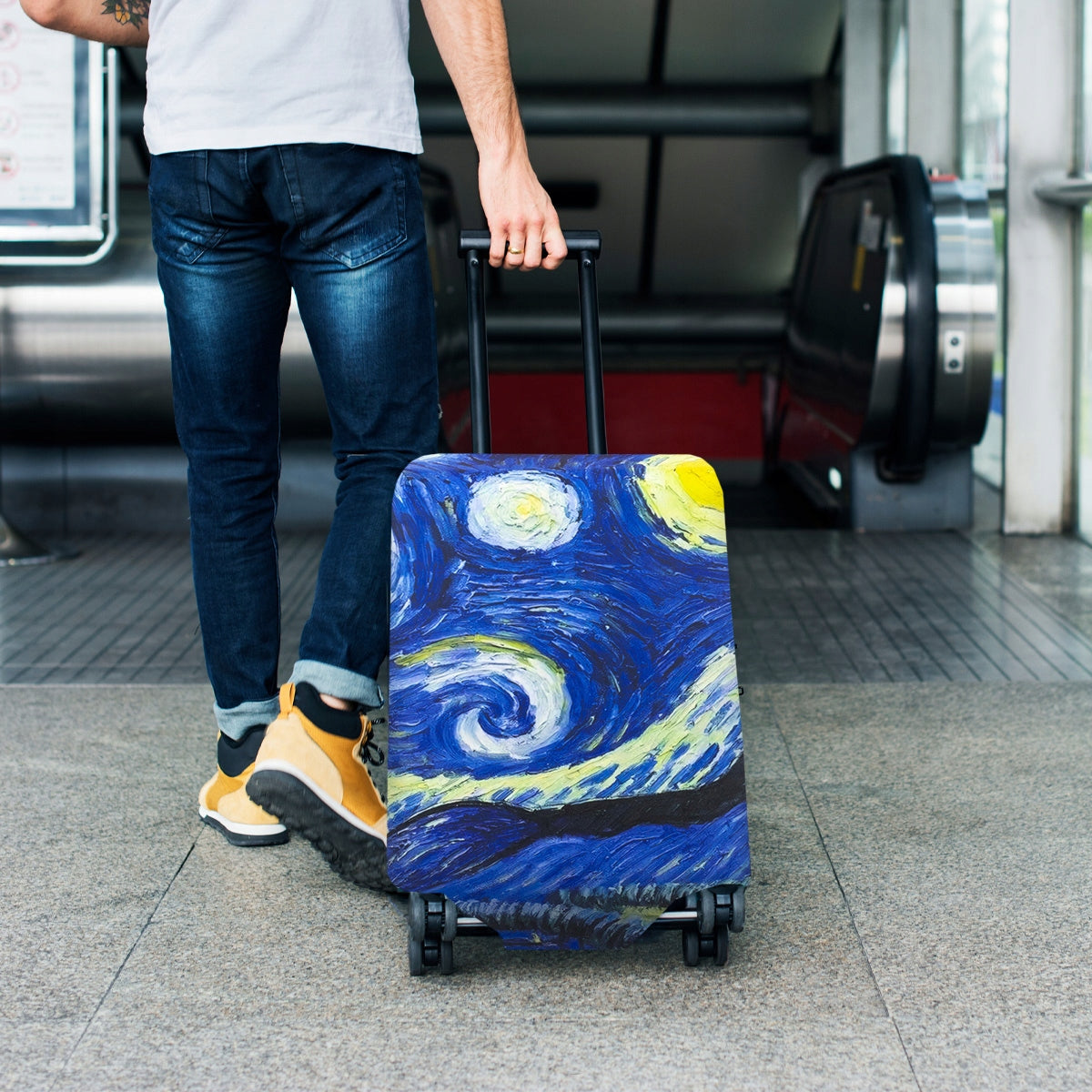 Travel Suitcase Cover Protective Pouch Size M Large Luggage 63x42x26cm Packaging status original