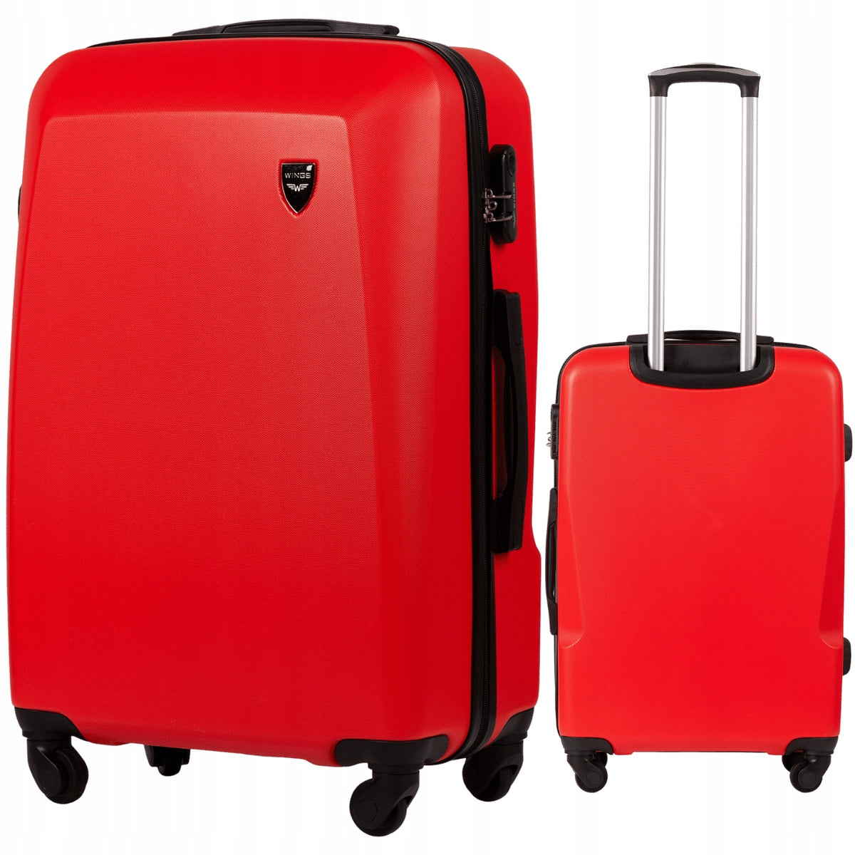 Travel Suitcase Luggage Shipped with ABS+ Combination Lock Medium 4 Wheels WINGS