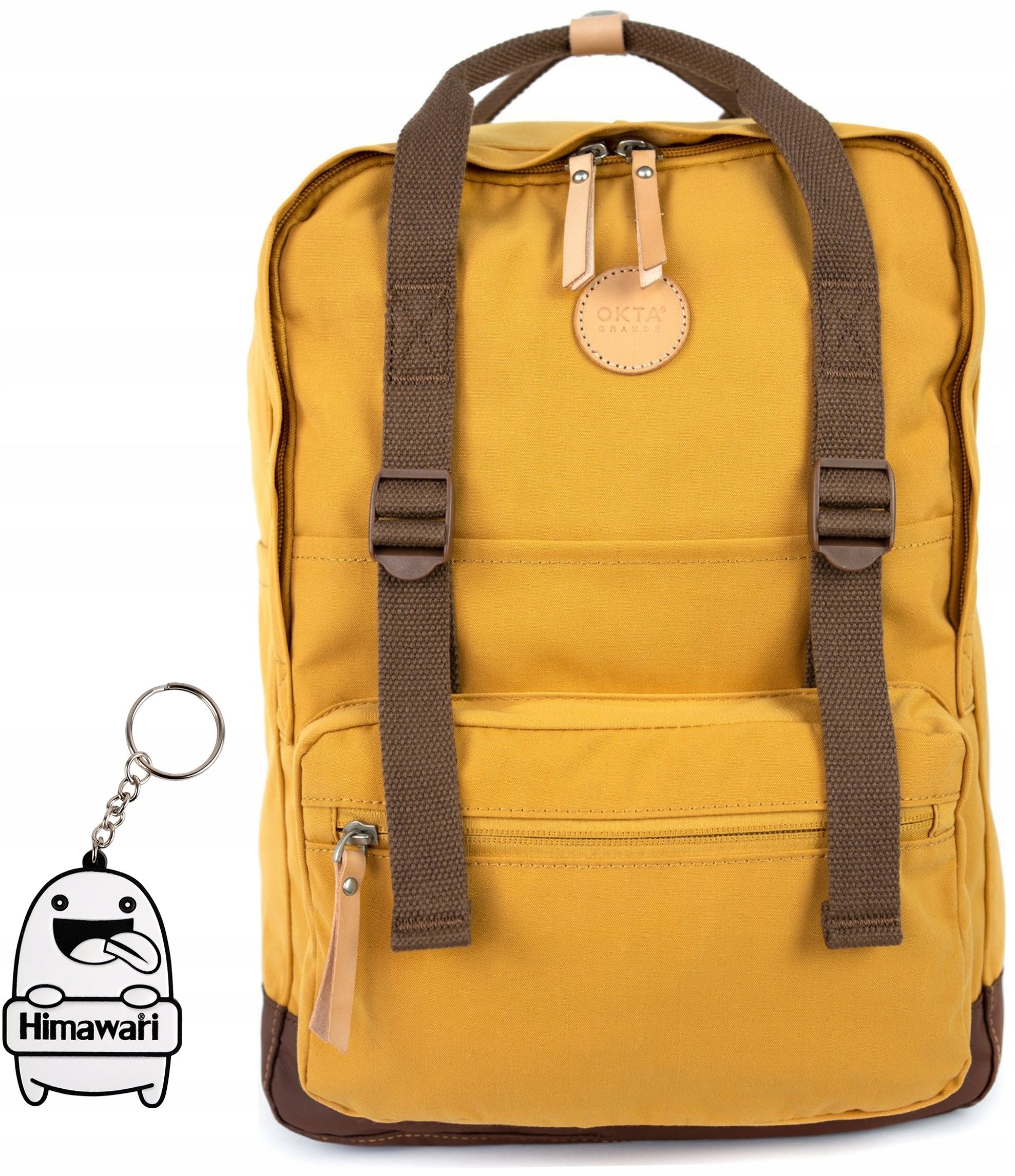 Travel backpack Himawari Study M - hand luggage capacious Mustard