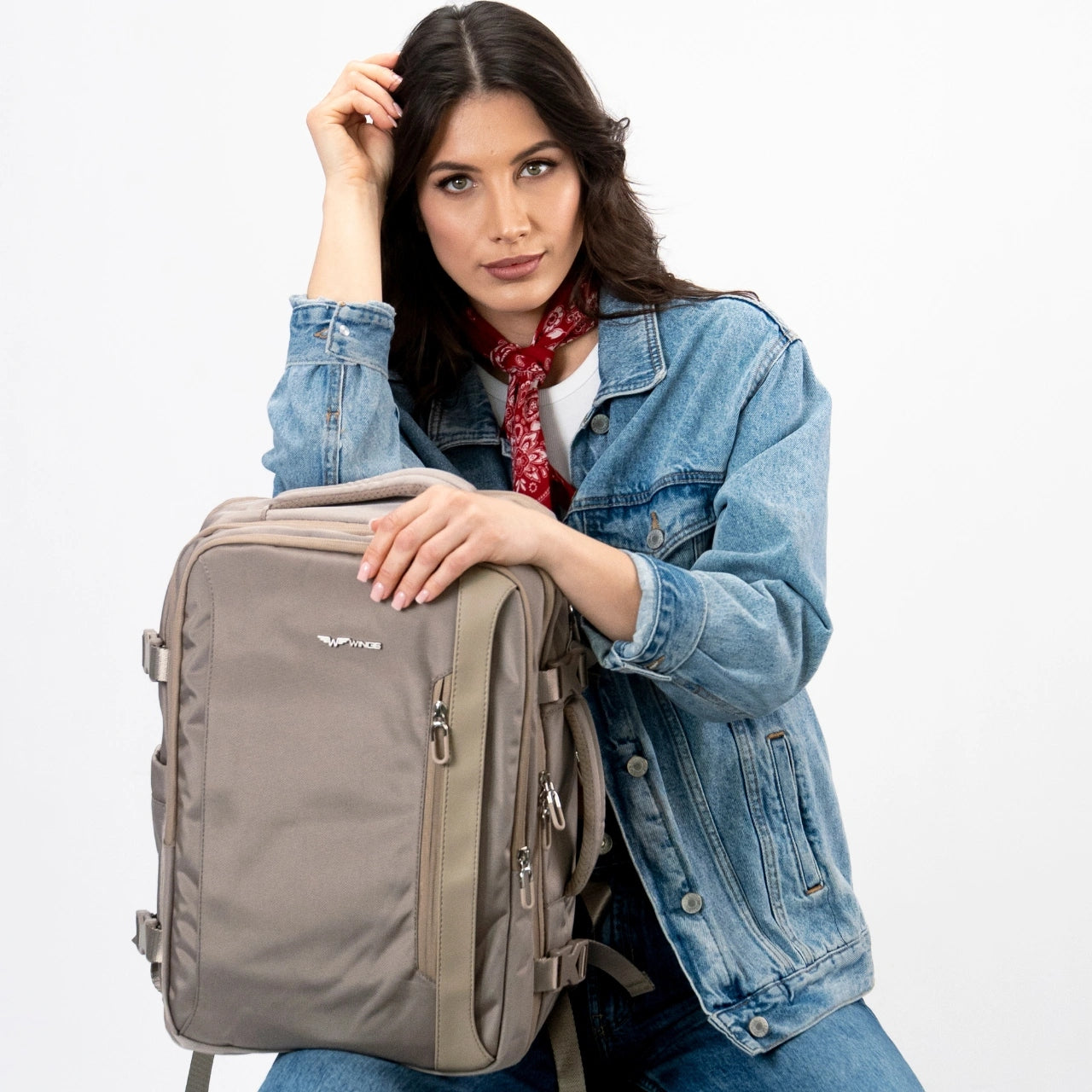 Travel backpack WINGS luggage for aircraft 40x25x20 +5cm WIZZAIR RYANAIR 30L Packaging status original