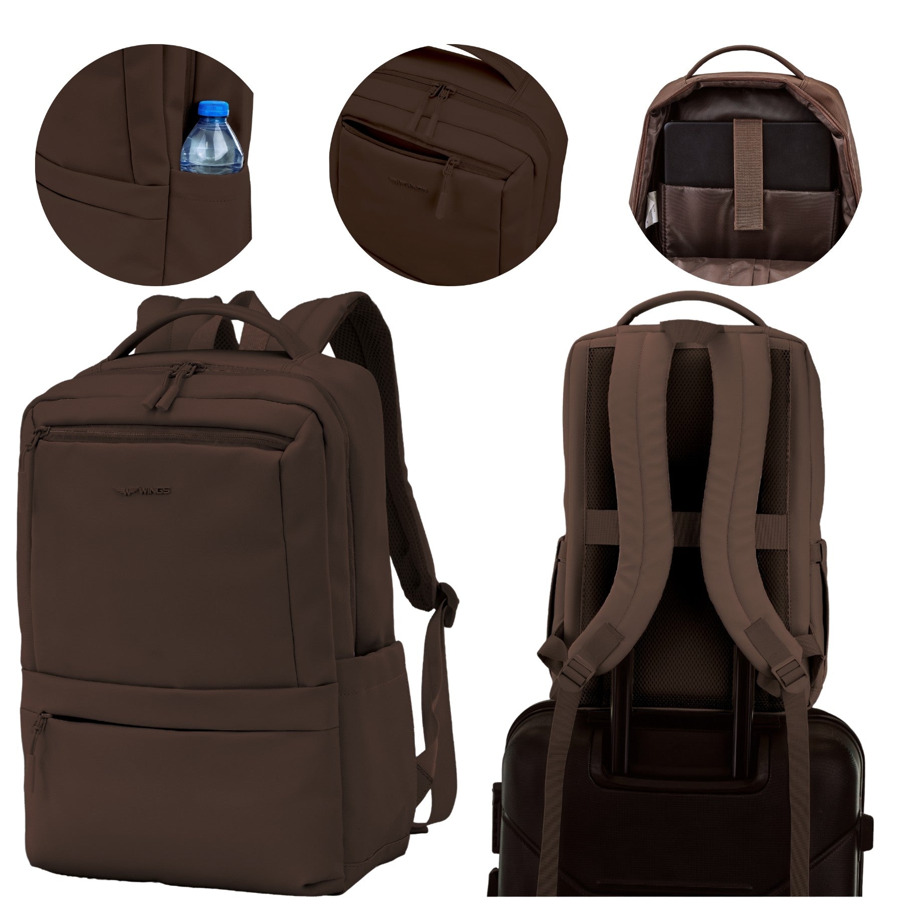 Travel backpack school carry-on luggage laptop 15,6 cabin RYANAI WIZZAIR