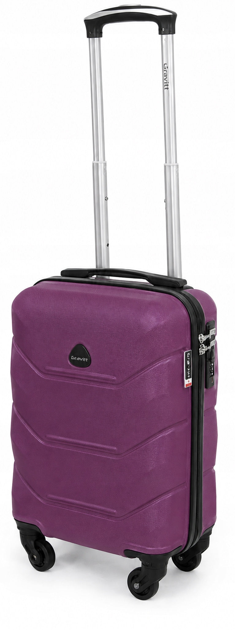 Travel cabin suitcase on wheels for airplane hand luggage Gravitt 951