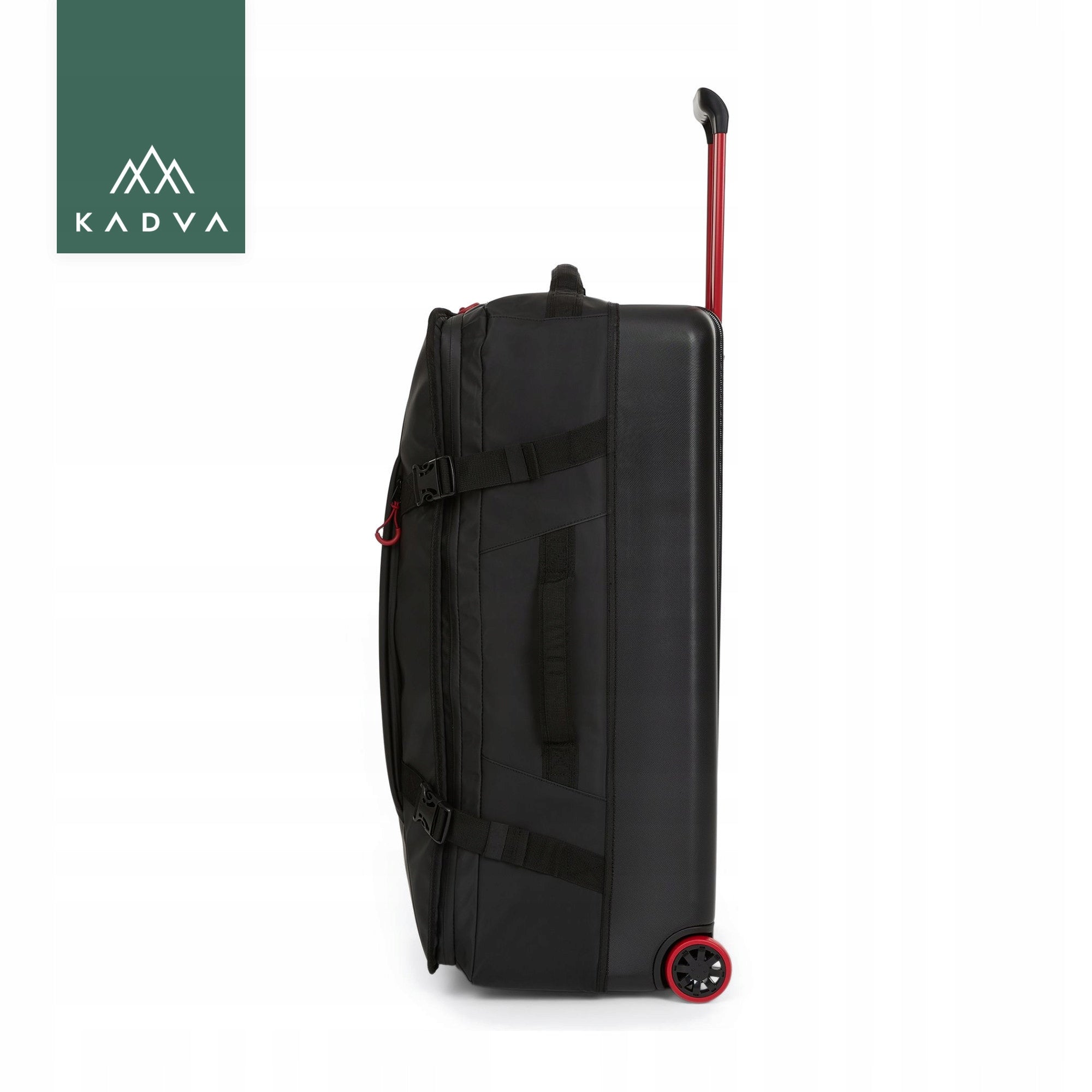Travel case large KADVA Mons 100 l black LUGGAGE LARGE ON WHEELS SOFT Manufacturer code KDV-B6B029-BK