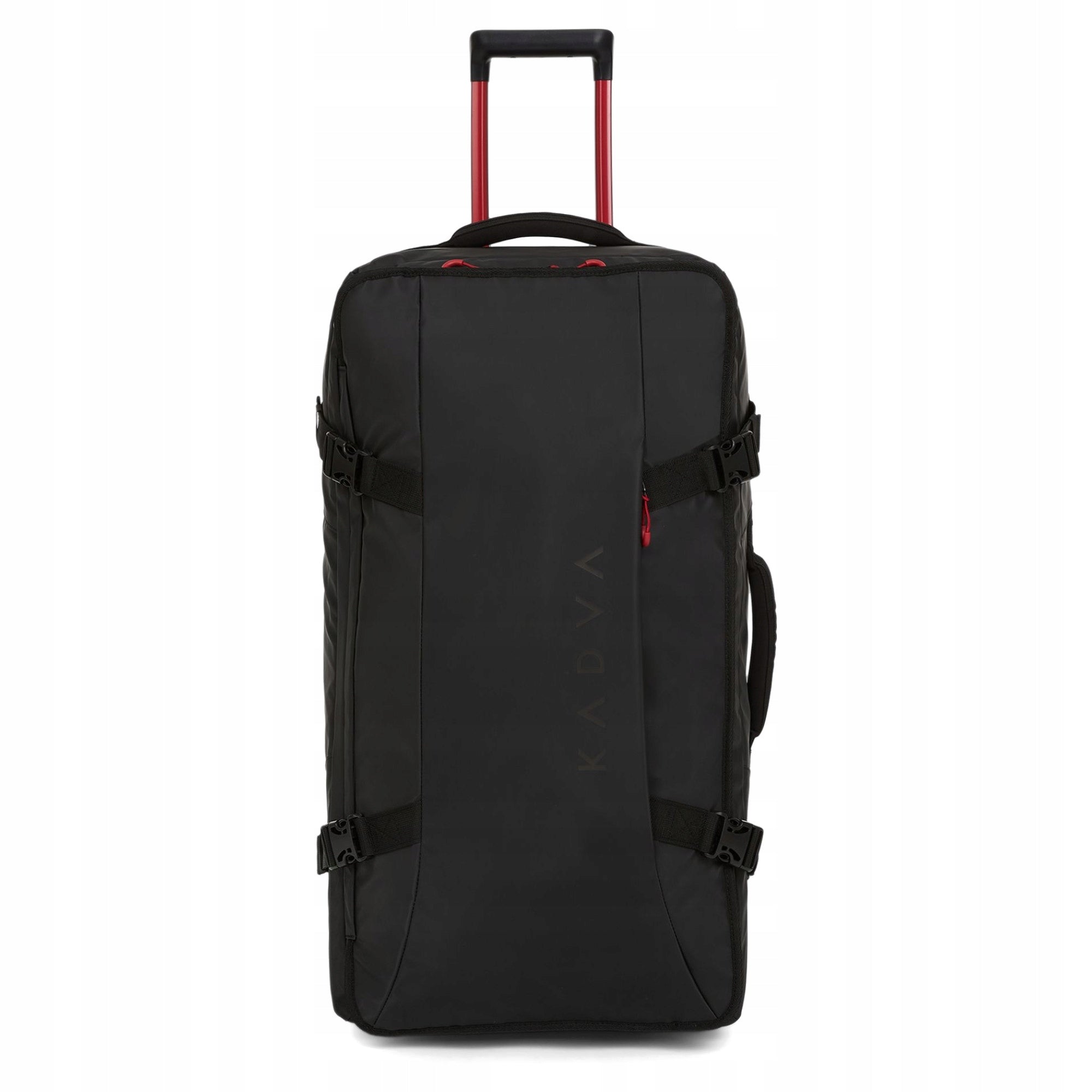 Travel case large KADVA Mons 100 l black LUGGAGE LARGE ON WHEELS SOFT