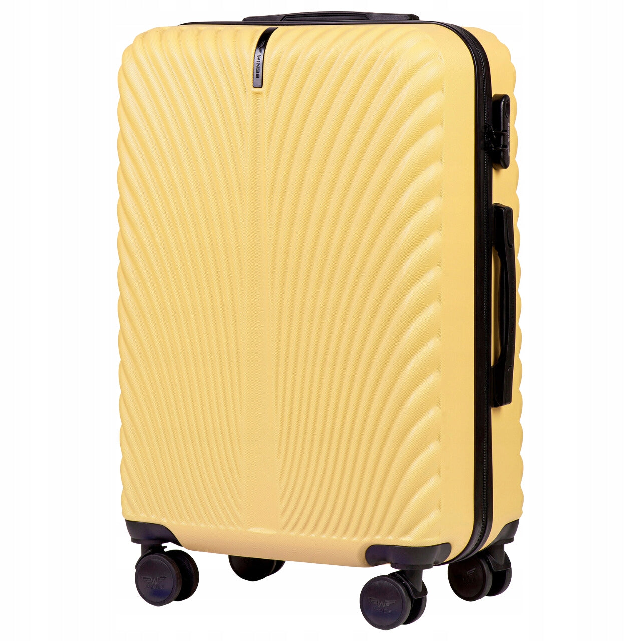 Travel case medium YELLOW ABS+ WINGS 4 wheels combination lock Luggage EAN (GTIN) 5905947762682