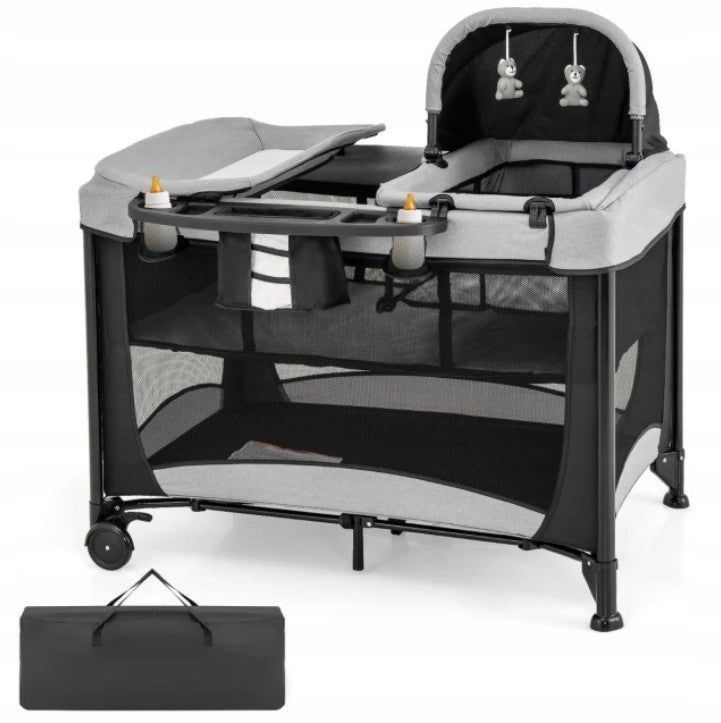 Travel cot 78 x 110 cm black