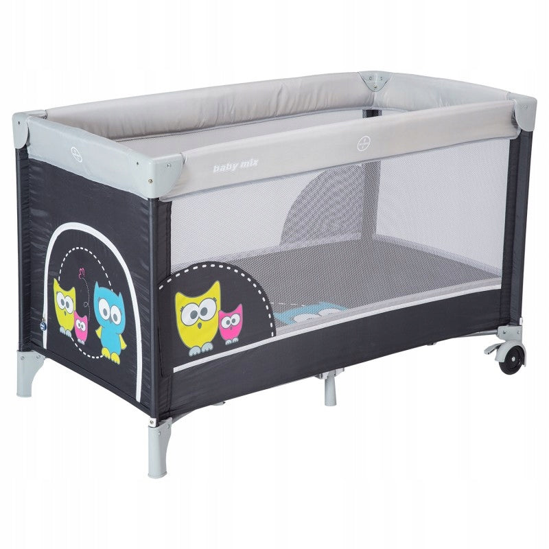 Travel cot Baby Mix single-level, side entrance. Brand Baby Mix