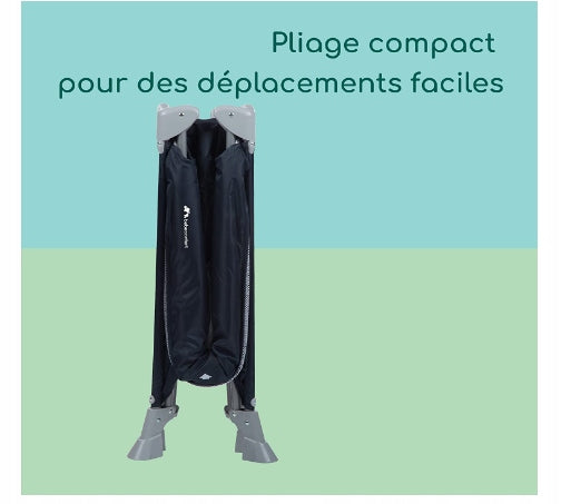 Travel cot Bebe Confort 60 x 120 cm shades of navy blue Brand Bébé Confort