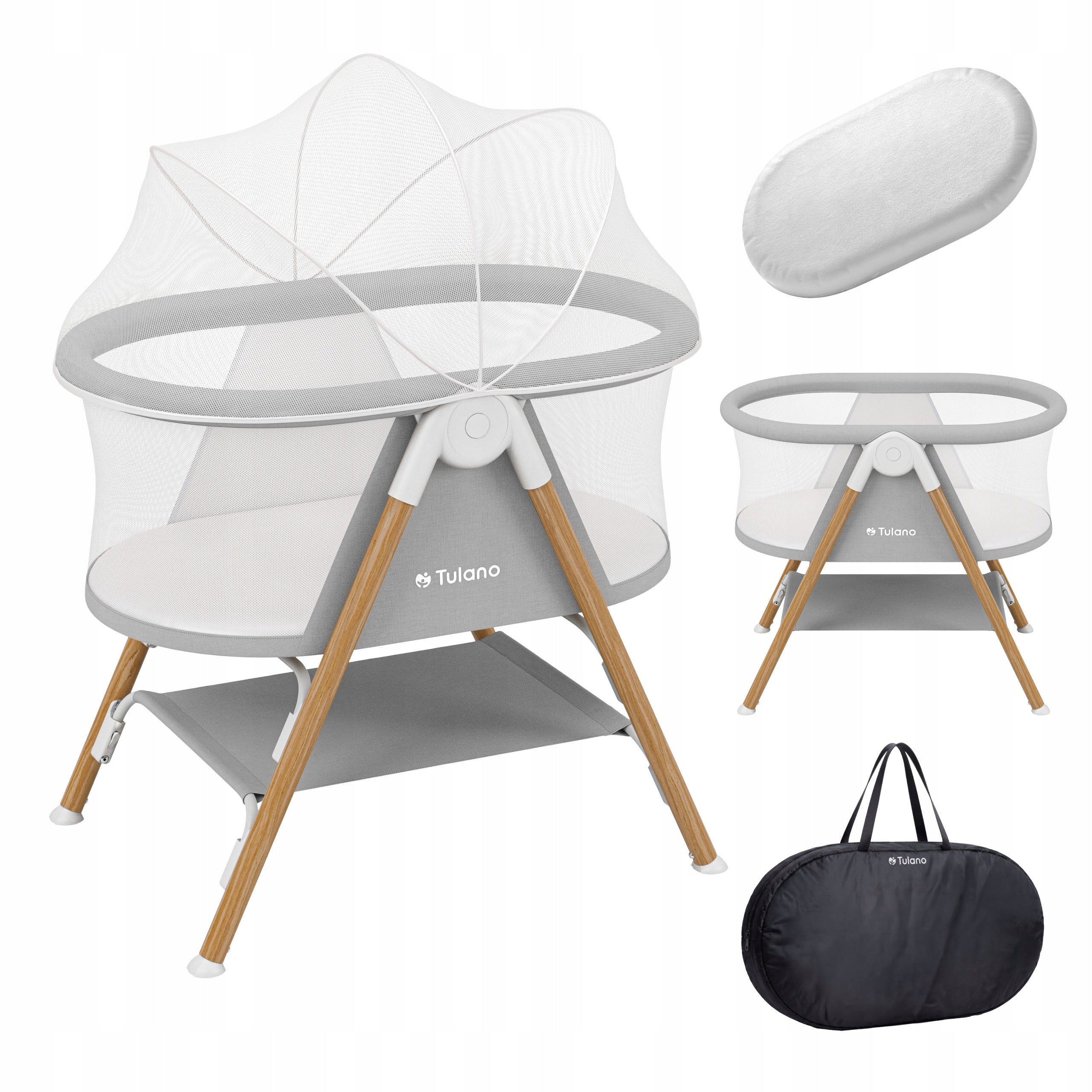 Travel cot CRADLE travel folding TULANO + BAG