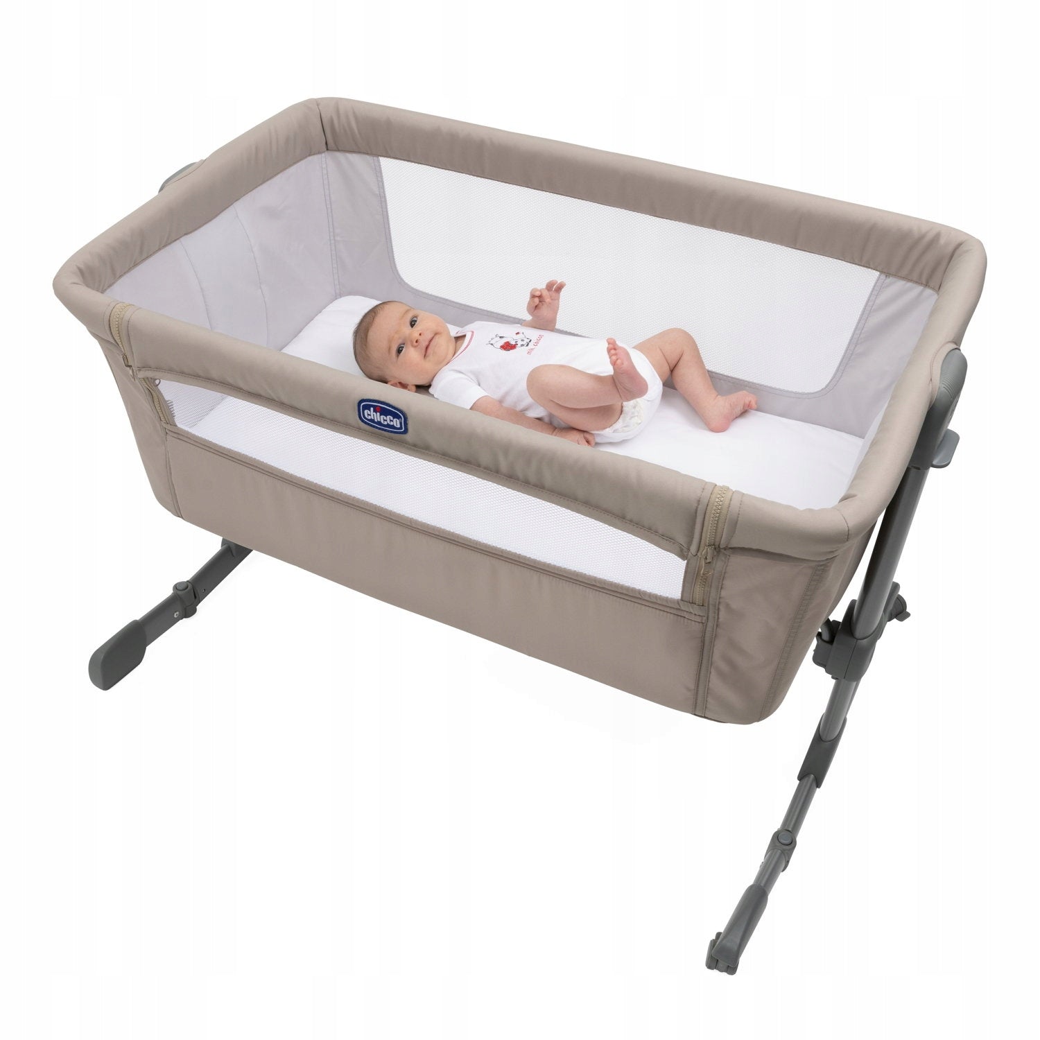 Travel cot Chicco Next2me Essential Dune RE-LUX 50 x 83 cm beige Manufacturer code 8058664165704