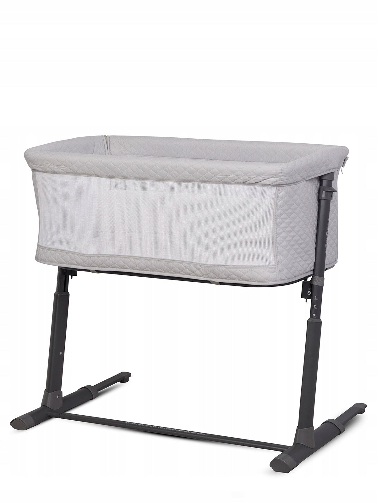 Travel cot Colibro 66 x 93 cm grey Manufacturer code Łóżeczko dostawne do łóżka dla dziecI Byside
